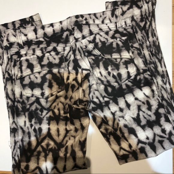 Isabel Marant H&M Biker Indigo Tie dye pants 4 US - Picture 2 of 5